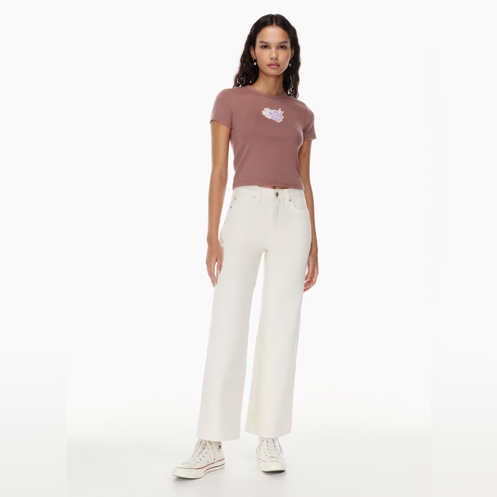 Sunday Best Jupiter Jeans - Aritzia Wide Leg Cream Jeans - Women’s Jeans